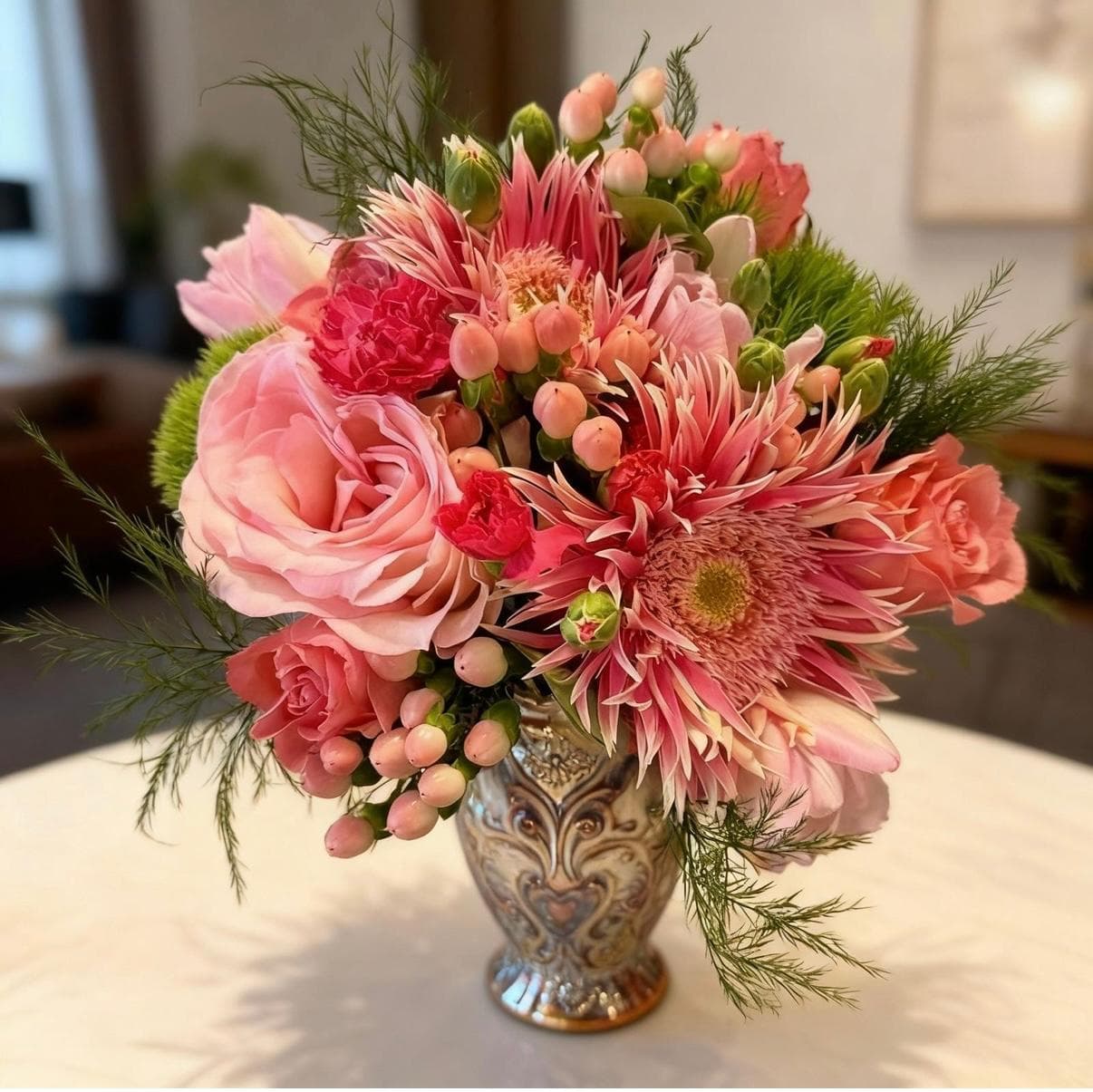 Florist bei der Arbeit